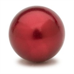 Scarlet Faux Pearl Gem Marble 