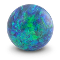 Sea Blue Opal Gem Marble 